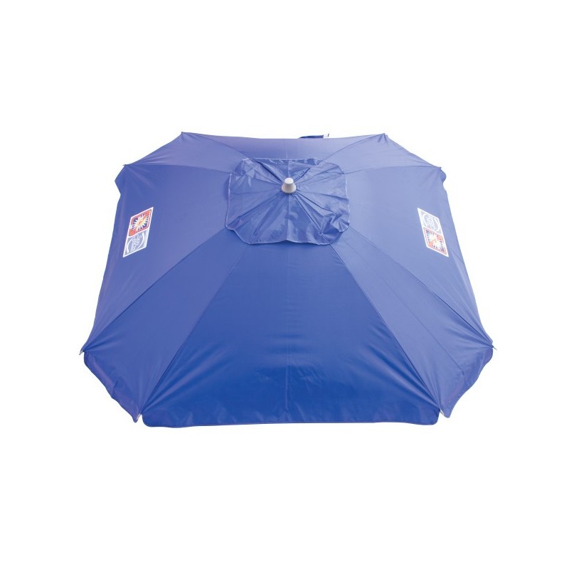 Rio 7' Total Sun Block Umbrella w/ Sand Anchor - Blue (TSBU7-28-1)