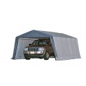 Shelter Logic 12×20×8 Peak Style Shelter - Grey (62790)