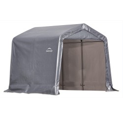 ShelterLogic 8×8×8 Peak Style Storage Shed - Grey (70423)