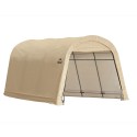 ShelterLogic 10x15x8 ft Round Style Auto Shelter - Sandstone (62689)