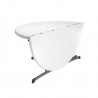 Lifetime 60-inch Round Fold-In-Half Table 2 pack - White Granite (80883) Lifetime 60-inch Round Fold-In-Half Table 2 pack - White Granite (80883)