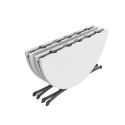 Lifetime 60-inch Round Fold-In-Half Table 2 pack - White Granite (80883) Lifetime 60-inch Round Fold-In-Half Table 2 pack - White Granite (80883)