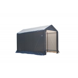 ShelterLogic 6×10×6 Peak Style Storage Shed - Grey (70403)