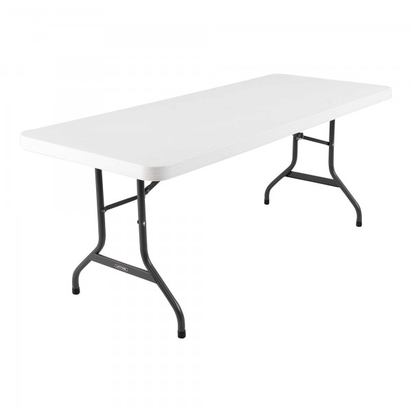 Lifetime 6foot Folding Table 2 pack White Granite (80890)