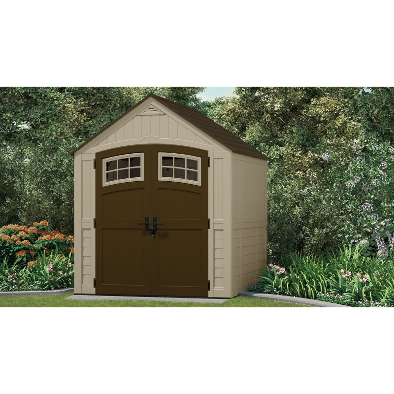 Suncast 7x7 Sutton Storage Shed Kit - Sand (BMS7791)