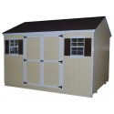 Little Cottage Co. Workshop 10x18 Wood Storage Shed Kit (10x18 VWS-WPC)
