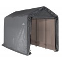 ShelterLogic 6×12×8 Peak Style Storage Shed - Grey (70413)