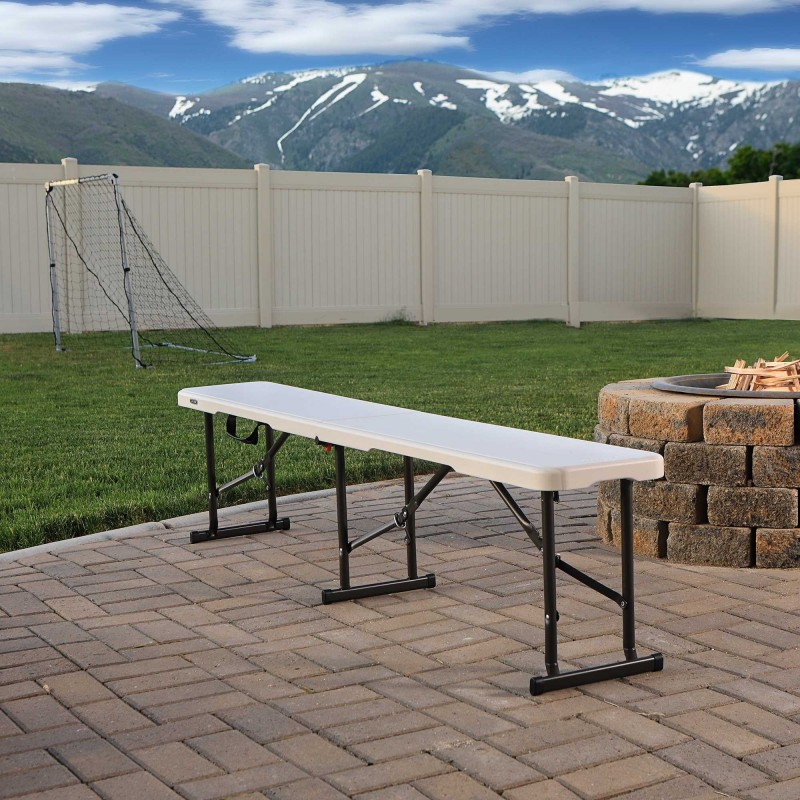 Lifetime fold in top half bench