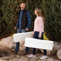 Lifetime 6-Foot Fold-In-Half Bench 2 pack - Almond (80843)