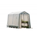 ShelterLogic 6x8x6ft Rib Peak Style Greenhouse Translucent - Black (70652)