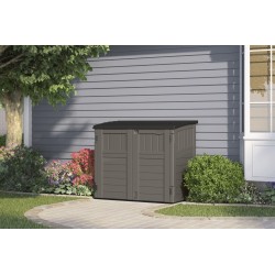 Suncast 34 Cubic Feet Horizontal Resin Storage Shed - Stoney (BMS2500SB)