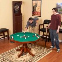 Antique Dark Oak Poker Table Only (NG2351T)