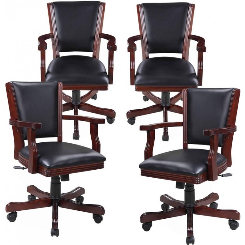Walnut Poker Chair (Set Of 4) (NG2366CH)