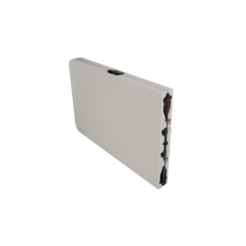 Lifetime 8 ft. Commercial Fold-In-Half Table with Handle - Almond (80175)