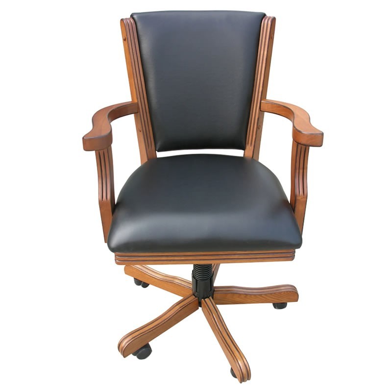 Antique Dark Oak Poker Chair (Set Of 4) (NG2351CH)