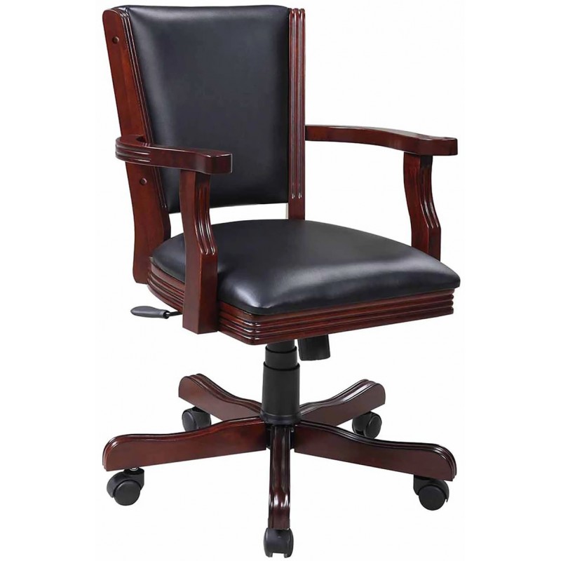 Walnut Kingston 3-In-1 Poker Table with 4 Chairs (NG2366)