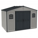 DuraMax 10x8 WoodBridge II Vinyl Storage Shed Kit w/ Floor - Gray (20225) DuraMax 10x8 WoodBridge II Vinyl Storage Shed Kit w/ Floor - Gray (20225)