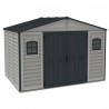 DuraMax 10x8 WoodBridge II Vinyl Storage Shed Kit w/ Floor - Gray (20225) DuraMax 10x8 WoodBridge II Vinyl Storage Shed Kit w/ Floor - Gray (20225)
