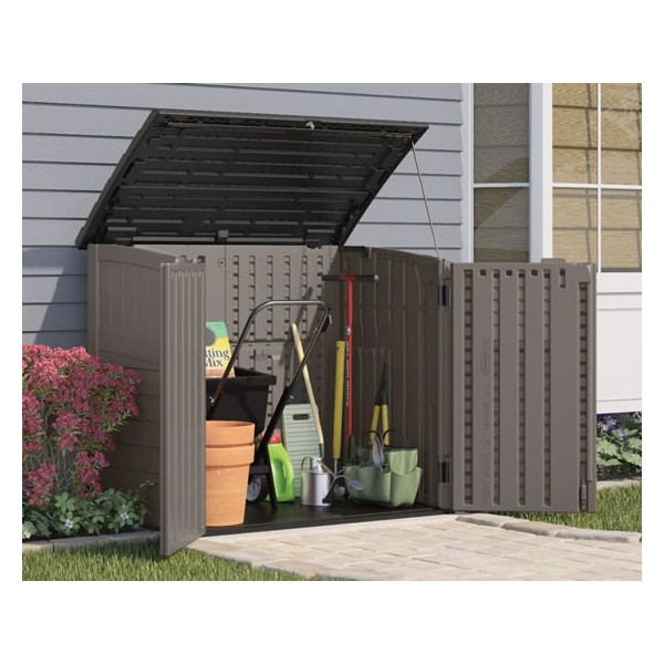 34 Cubic Feet Horizontal Resin Storage Shed Stoney (BMS2500SB)