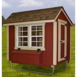 EZ-Fit Chicken Coop 4' x 6' (ez_chickencoop46)