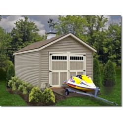 Best Barns Weston 12x20 Wood Garage Kit - All Pre-Cut (weston_1220