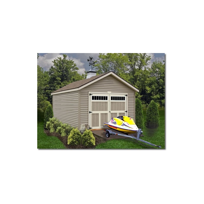Best Barns Weston 12x24 Wood Garage Kit - All Pre-Cut (weston_1224