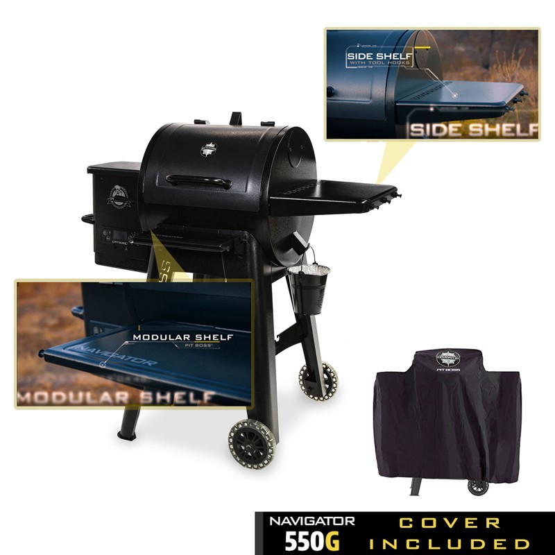 Pit Boss Navigator 550 Wood Pellet Grill (10525)