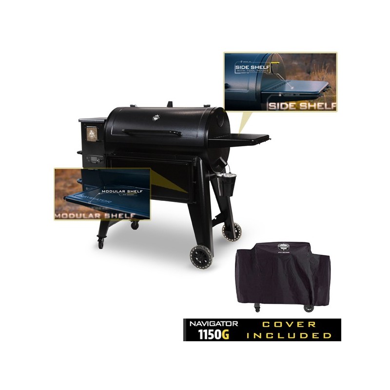 Pit Boss Navigator 1150 Wood Pellet Grill (10528)