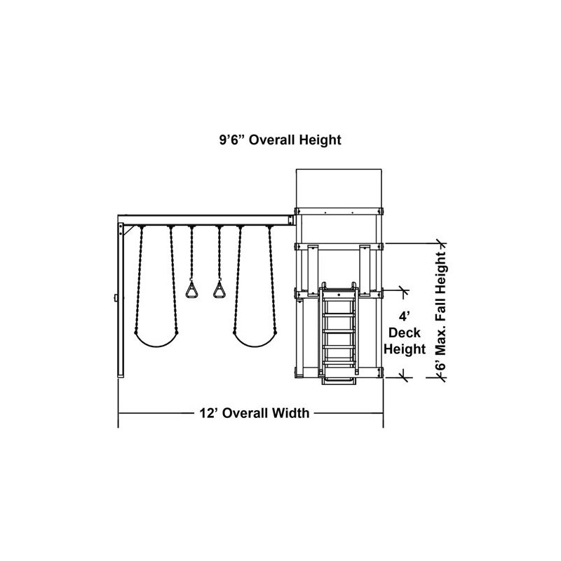 Kidwise Safari Swing Set Kit (KW-WG-SAFARI)