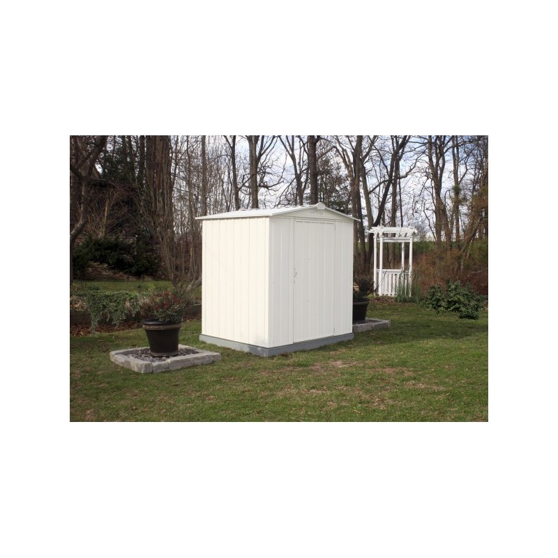 Arrow 6x5 Ezee Storage Shed Kit -  Low Gable, 65 In Walls, Vents - Cream (EZ6565LVCR)