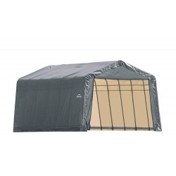 ShelterLogic 13x28x10 Peak Style Shelter, Grey (90243)