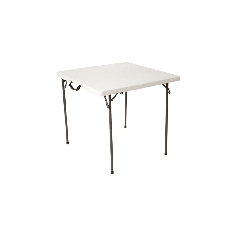 Lifetime 34" Fold-In-Half Card Table - White Granite (80273)