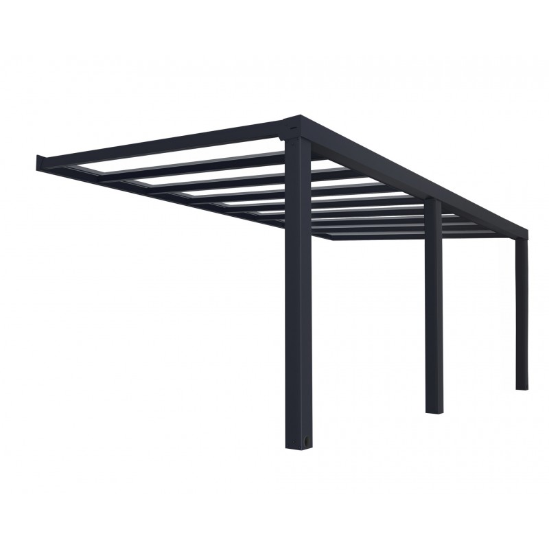 Palram 11x19 Stockholm Patio Cover Kit - Gray/Clear (HG9459)