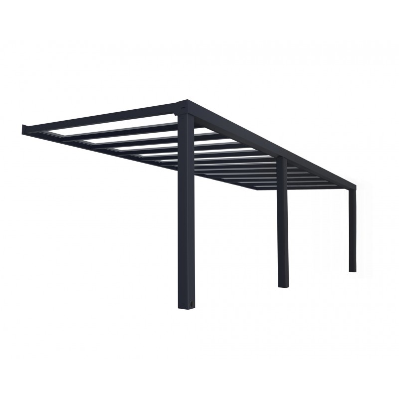 Palram 11x27 Stockholm Patio Cover Kit - Gray/Clear (HG9464)