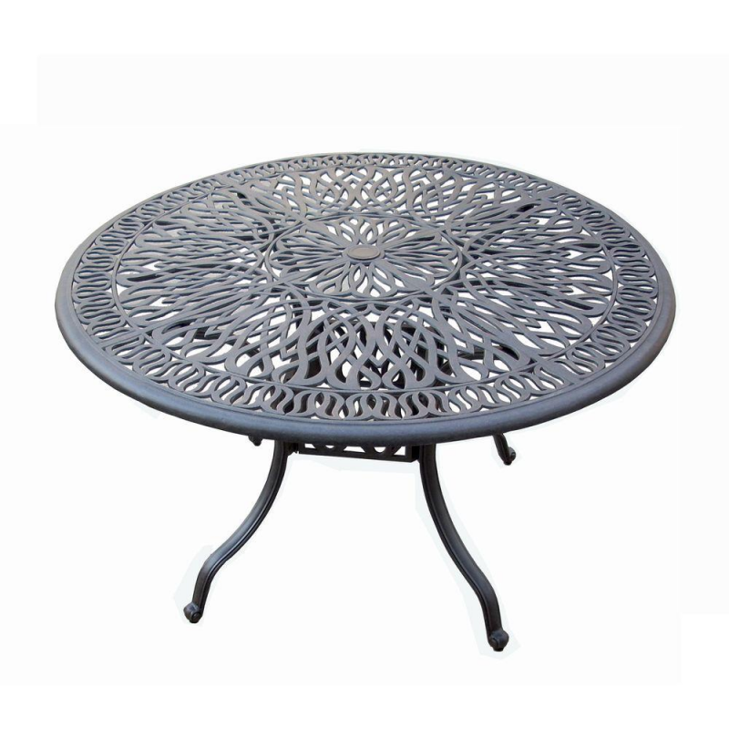 Blue Wave Royal Isle 5-Piece Cast Aluminum Dining Set - Golden Bronze Finish (NU2051GB)