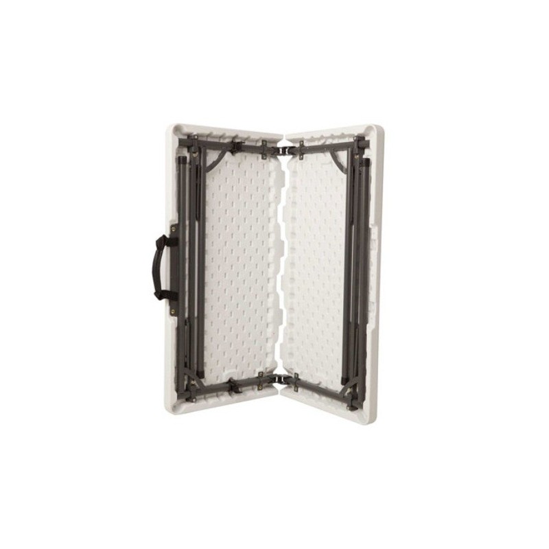 Lifetime 34" Fold-In-Half Card Table - White Granite (80273)