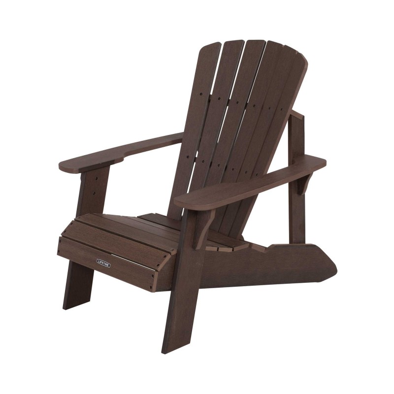 Lifetime Adirondack Chair - Rustic Brown (60289)