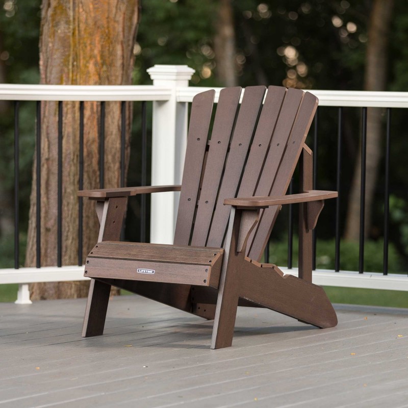 Lifetime Adirondack Chair - Rustic Brown (60289)