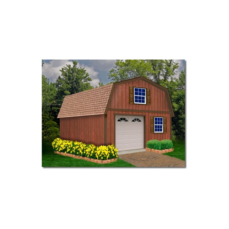 Best Barns West Virginia 16x20 Wood Storage Shed Kit (westvirginia_1620)