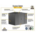 Arrow 6x5 Classic Steel Storage Shed Kit - Sage Green (CLG65SG)