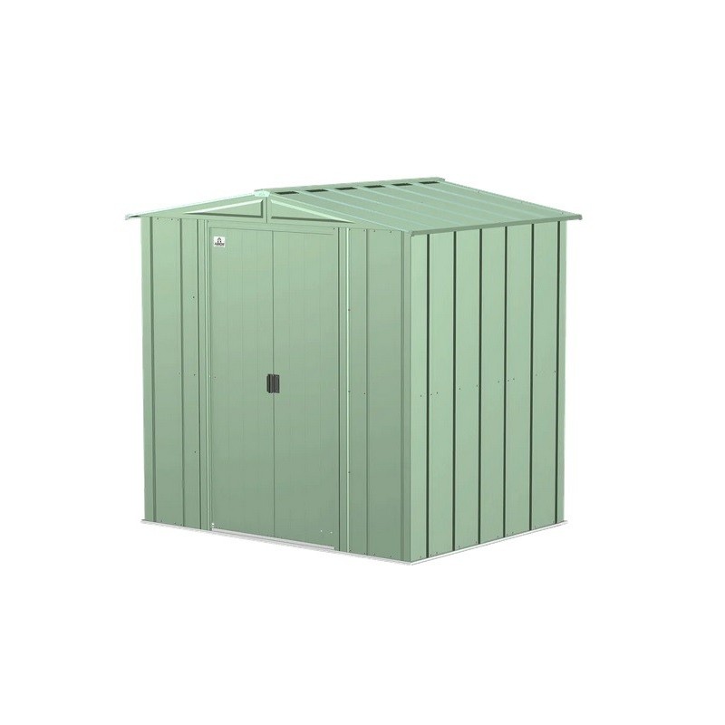 Arrow 6x5 Classic Steel Storage Shed Kit - Sage Green (CLG65SG)