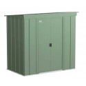 Arrow 6x4 Classic Steel Storage Shed Kit - Sage Green (CLP64SG)