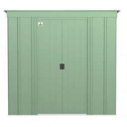 Arrow 6x4 Classic Steel Storage Shed Kit - Sage Green (CLP64SG)