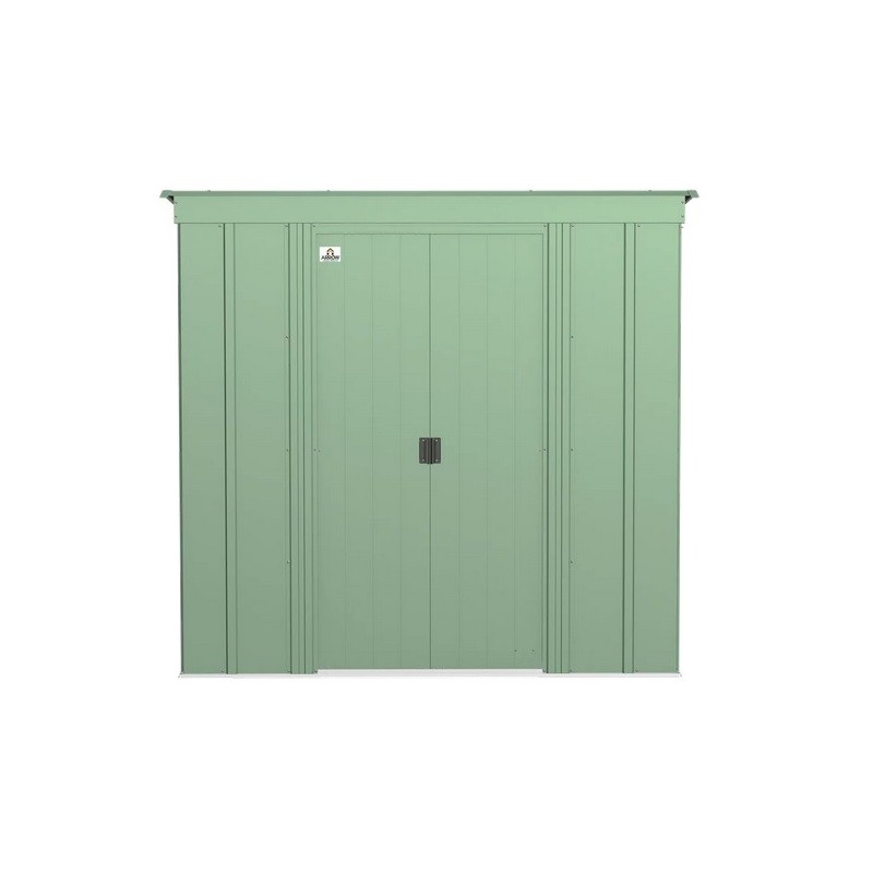 Arrow 6x4 Classic Steel Storage Shed Kit - Sage Green (CLP64SG)