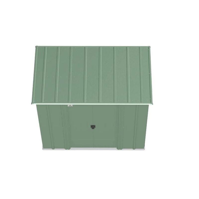 Arrow 6x4 Classic Steel Storage Shed Kit - Sage Green (CLP64SG)