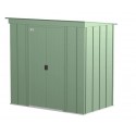 Arrow 6x4 Classic Steel Storage Shed Kit - Sage Green (CLP64SG)