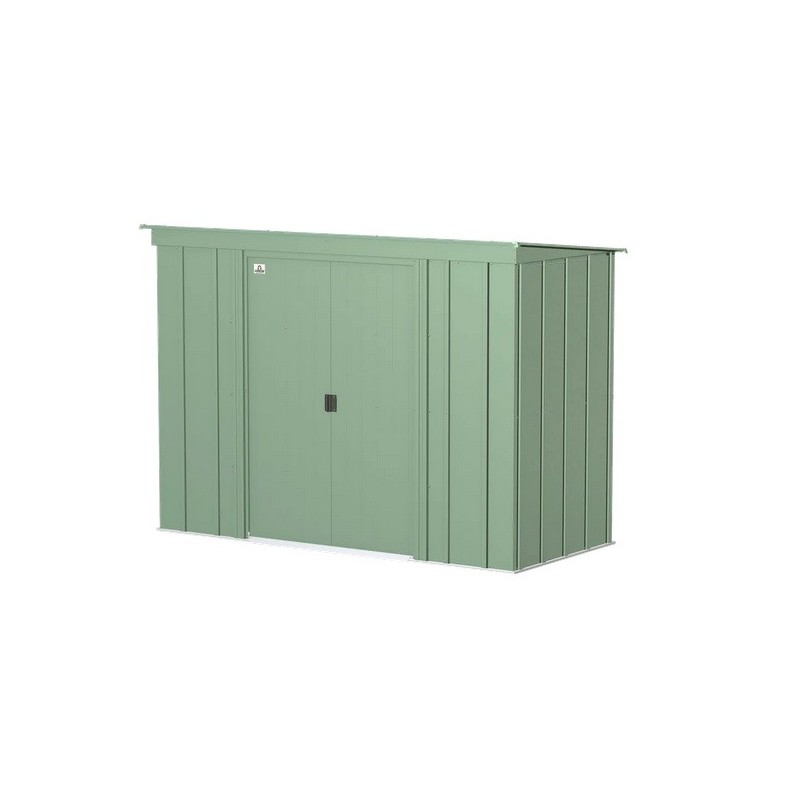 Arrow 8x4 Classic Steel Storage Shed Kit - Sage Green (CLP84SG)