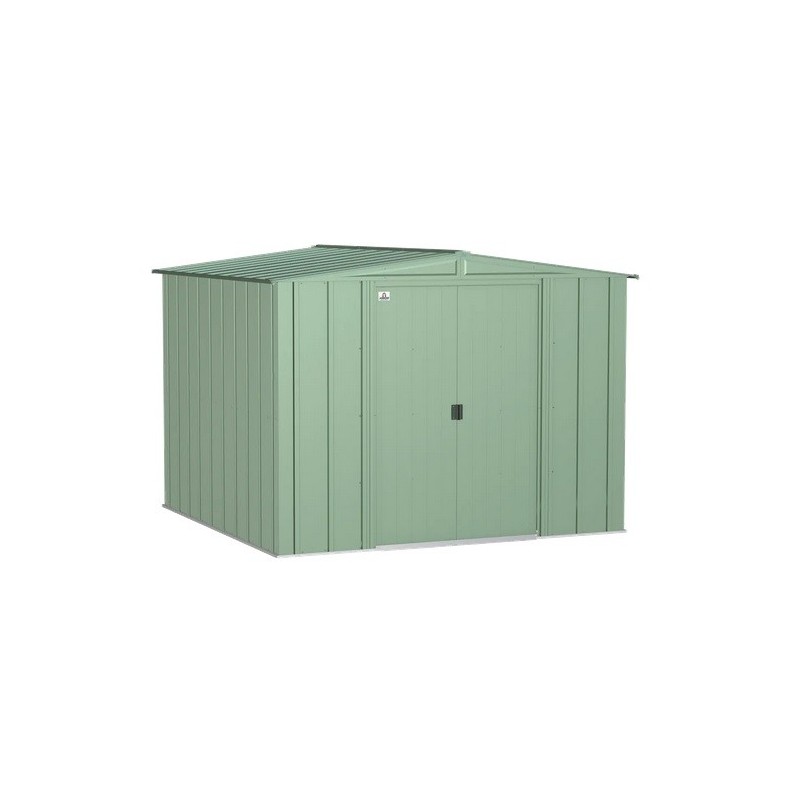 Arrow 8x8 Classic Steel Storage Shed Kit - Sage Green (CLG88SG)