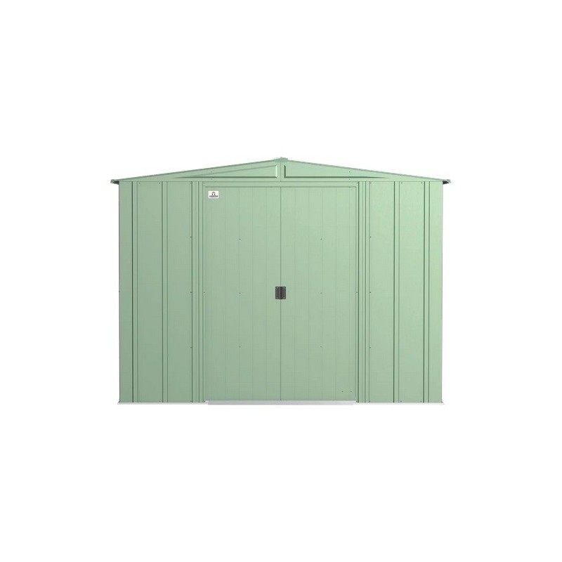 Arrow 8x8 Classic Steel Storage Shed Kit - Sage Green (CLG88SG)