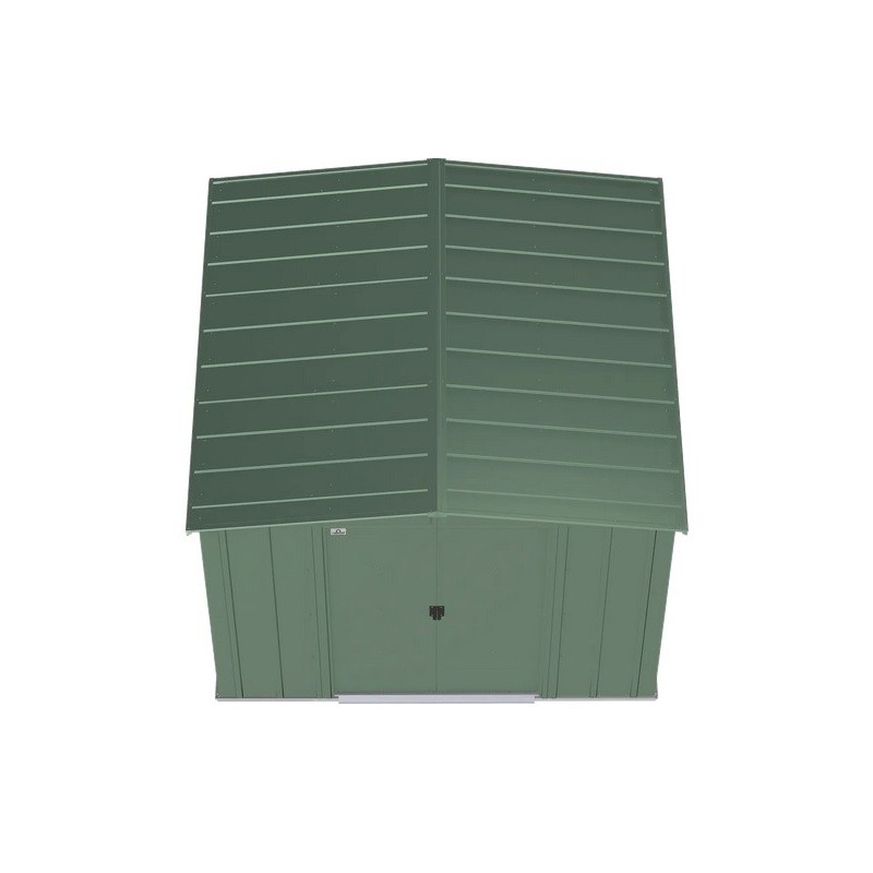Arrow 8x8 Classic Steel Storage Shed Kit - Sage Green (CLG88SG)